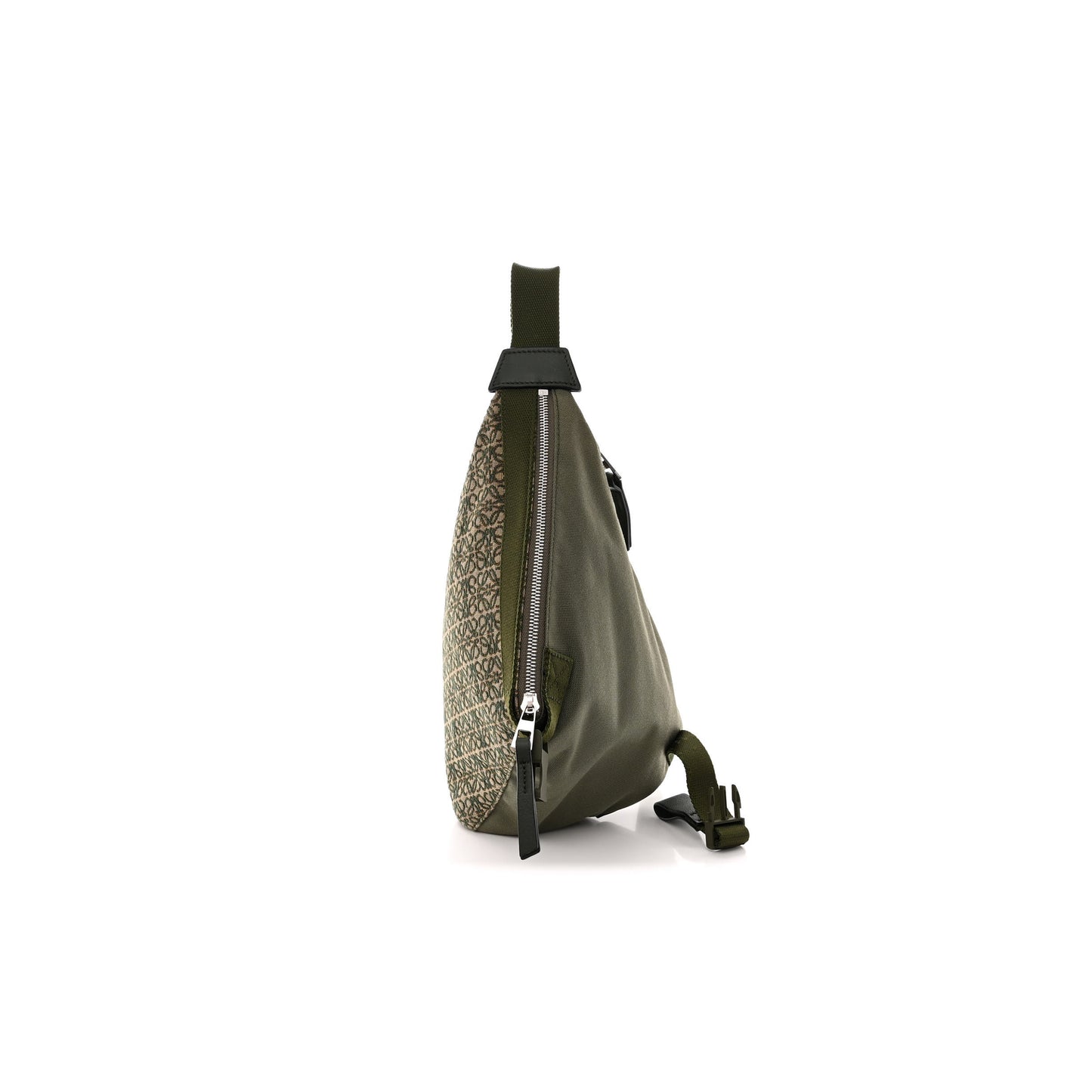 l*ew* jacquard anagram calfskin anton sling avocado green (34*20*10cm)
