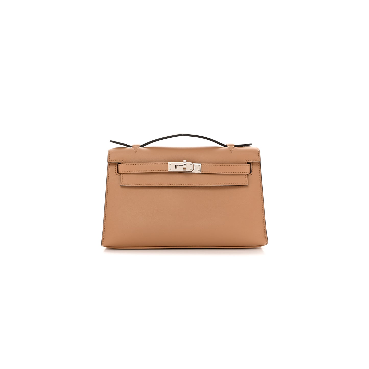 H**mes kelly pochette chai swift palladium hardware (22*14*7cm)