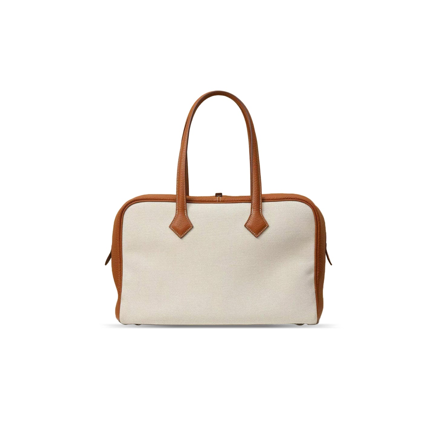 H**me5 master victoria 35 veau buffalo skipper boston bag women brown 4359645 (35*23*16cm)