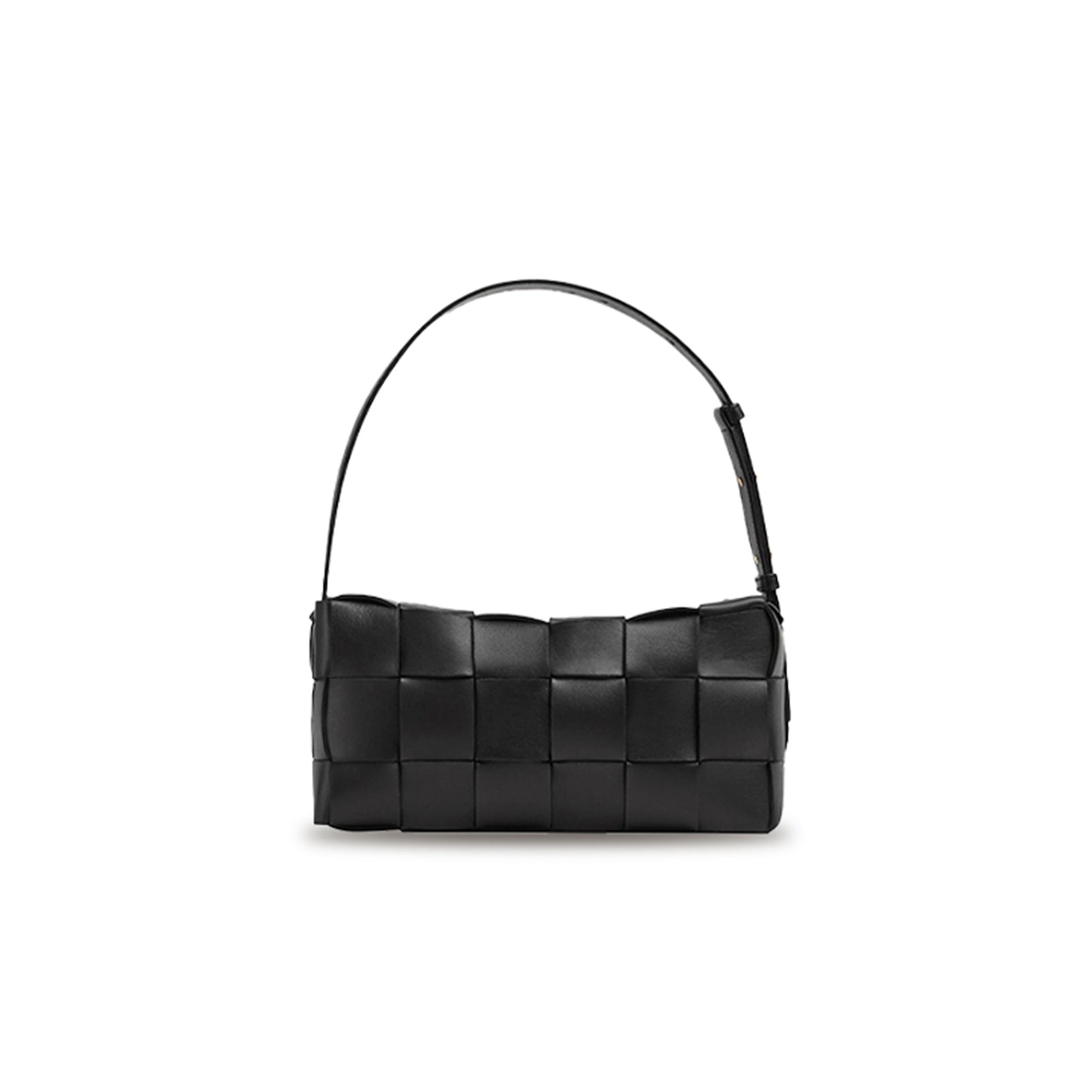 bo*te*ga ve*ne*ta bR1ck cassette 18-check gold-finish intreccio zipper leather 709360vmay18425 (28*14*10cm)