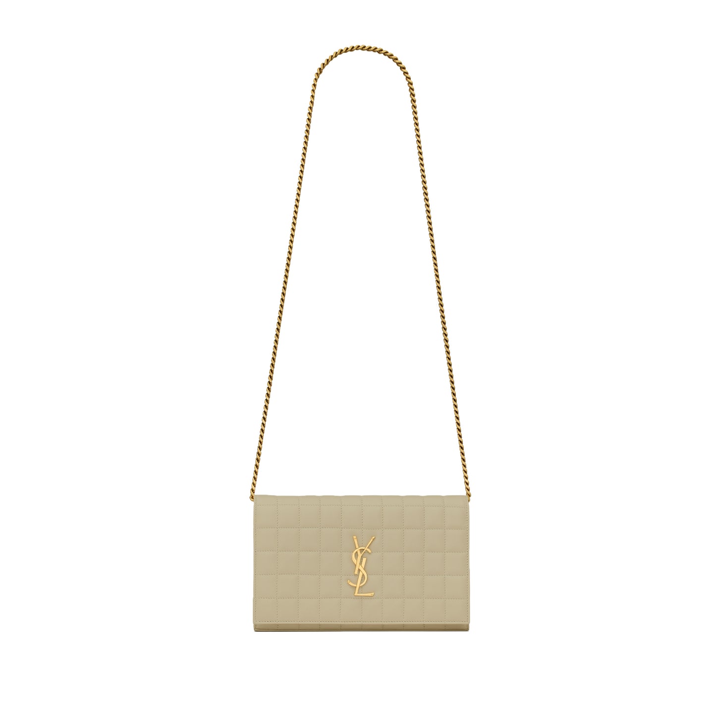 Y*L cassandre matelassÉ carrÉ chain wallet in lambskin 743346600487 (23x14x3cm)