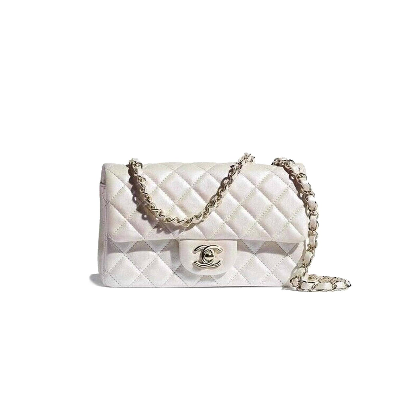 Ch*el flap bag silver hardware a01112 -y04059-10601 (25.5*15.5*6.5cm)