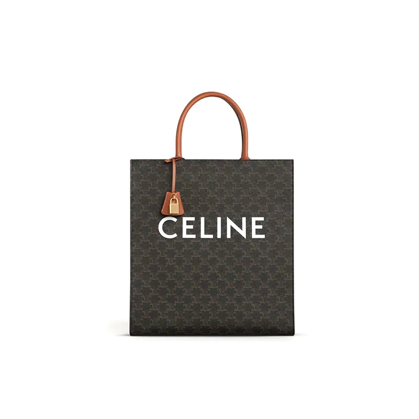 Ce**e tote in cabas sulky printed fabric and cowhide leather 190402bzk.04lu (39.5*37*9cm)