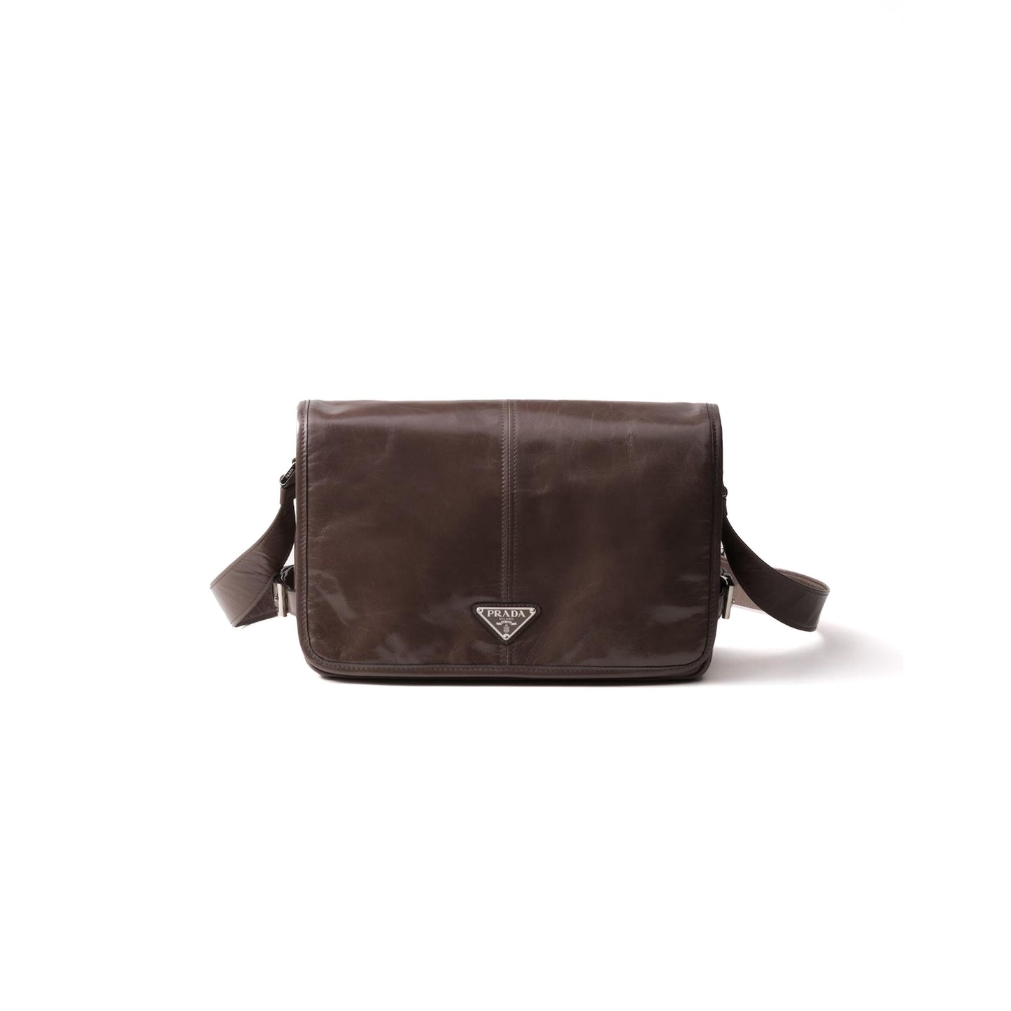 Pra*a leather shoulder bag 2vd07 (30*20*11cm)
