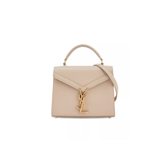 Y*L cassandra medium top handle bag in grain de poudre embossed leather 57800026595542 (24.5*20*11.5cm)