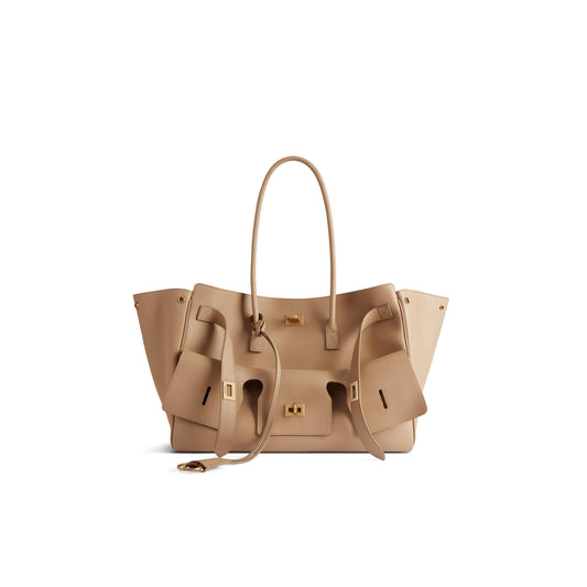 Ba1en*iaga women''s bel air carry all bag medium in latte 8054812abav2621 (36*28.9*16cm)