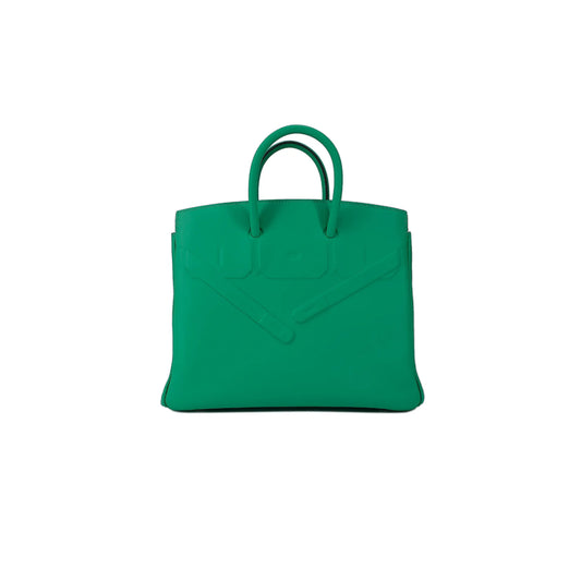 h**mes master birkin 25 shadow swift leather phanT0m mint green bag h082629ck60 (25*20*13cm)