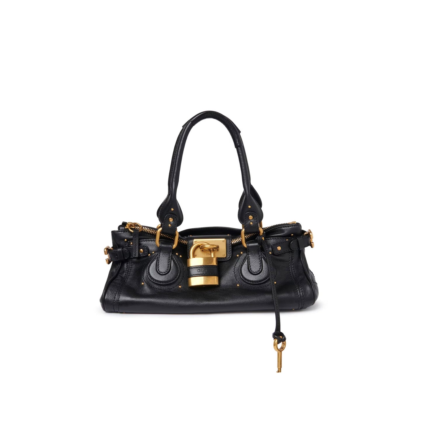 Ch10É paddington bag aus genarbtem leder ch25ws802p75001 (36*18*18cm)