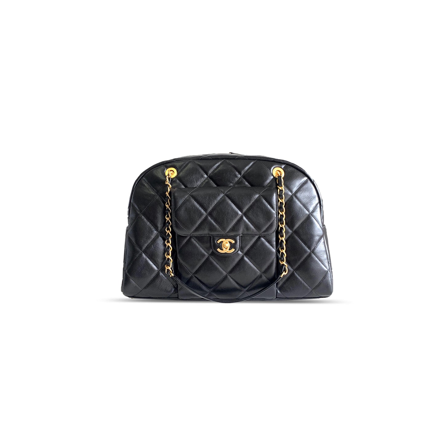 Ch*el maxi bowling bag 2343962 (44*28*15.5cm)