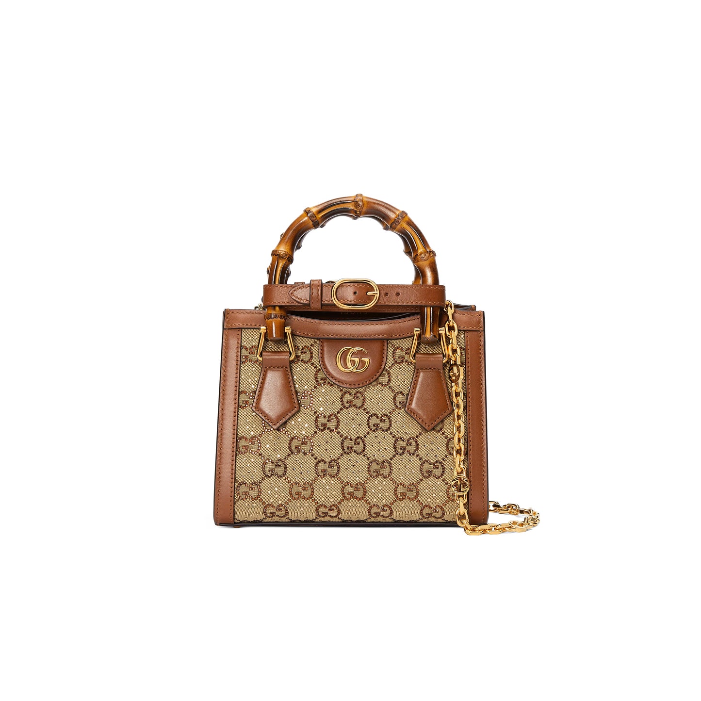G*u*i diana crystals small tote bag ‎707449 21hrg 2687 (20*16*10cm)