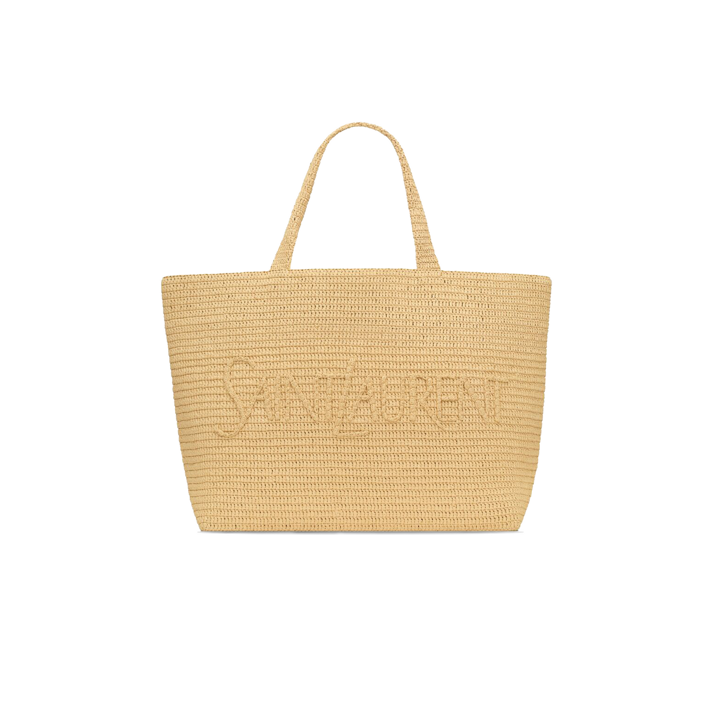 y*l Sa**t Lau*nt tote in raffia 776763gaael2063 (54*35*18cm)