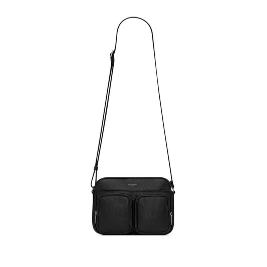 y*l city Sa**t Lau*nt camera bag in grained leather 729240aac8o1000 (22*18*10cm)