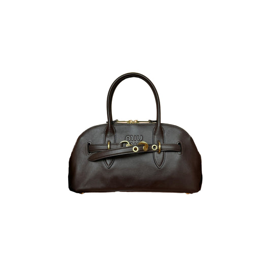 M1v M1v aventure nappa leather top-handle bag 5bb168 (33*17*11cm)