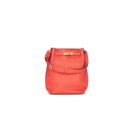 H**me5 so kelly 22 togo gold hardware (30*22*9cm)