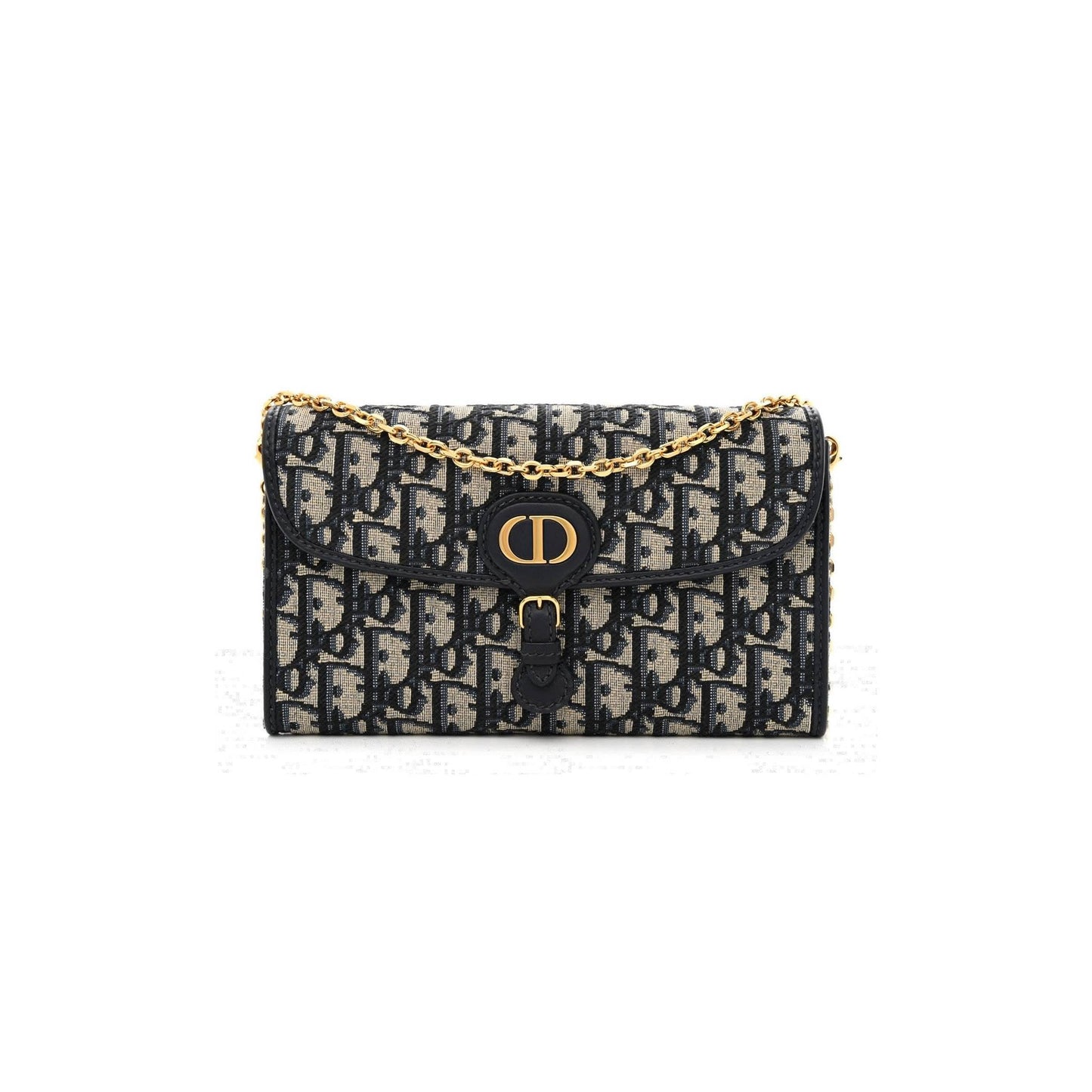 D*or oblique bobby east west pouch blue (22*12*3.2cm)