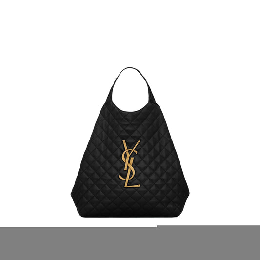 Y*L icare maxi shopping bag in quilted lambskin 698651aaang1000 (43*39*8cm)