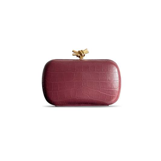 bo*te*ga Ve*ne*ta knot minaudiÈre clutch 717622v01e11583 (20.5*12.5*6cm)