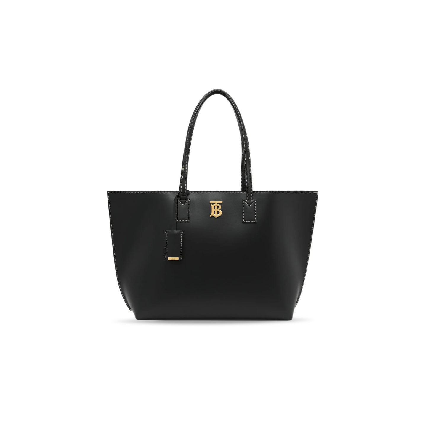 Bv*b*rry tb smooth leather tote bag 80527261 (34*28*14cm)