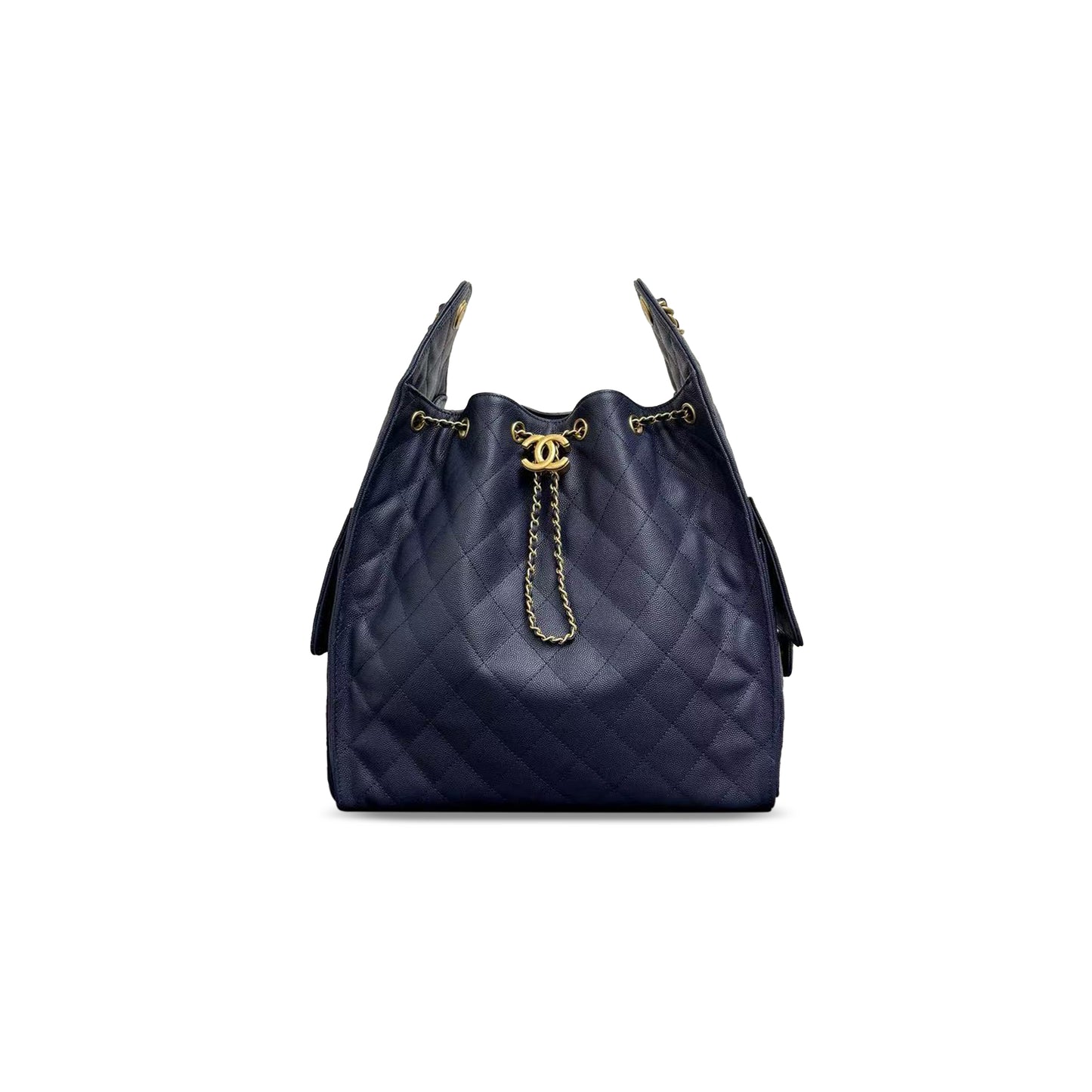 Ch*el 25 medium handbag grained calfskin as5311 37 (40*30*15cm)