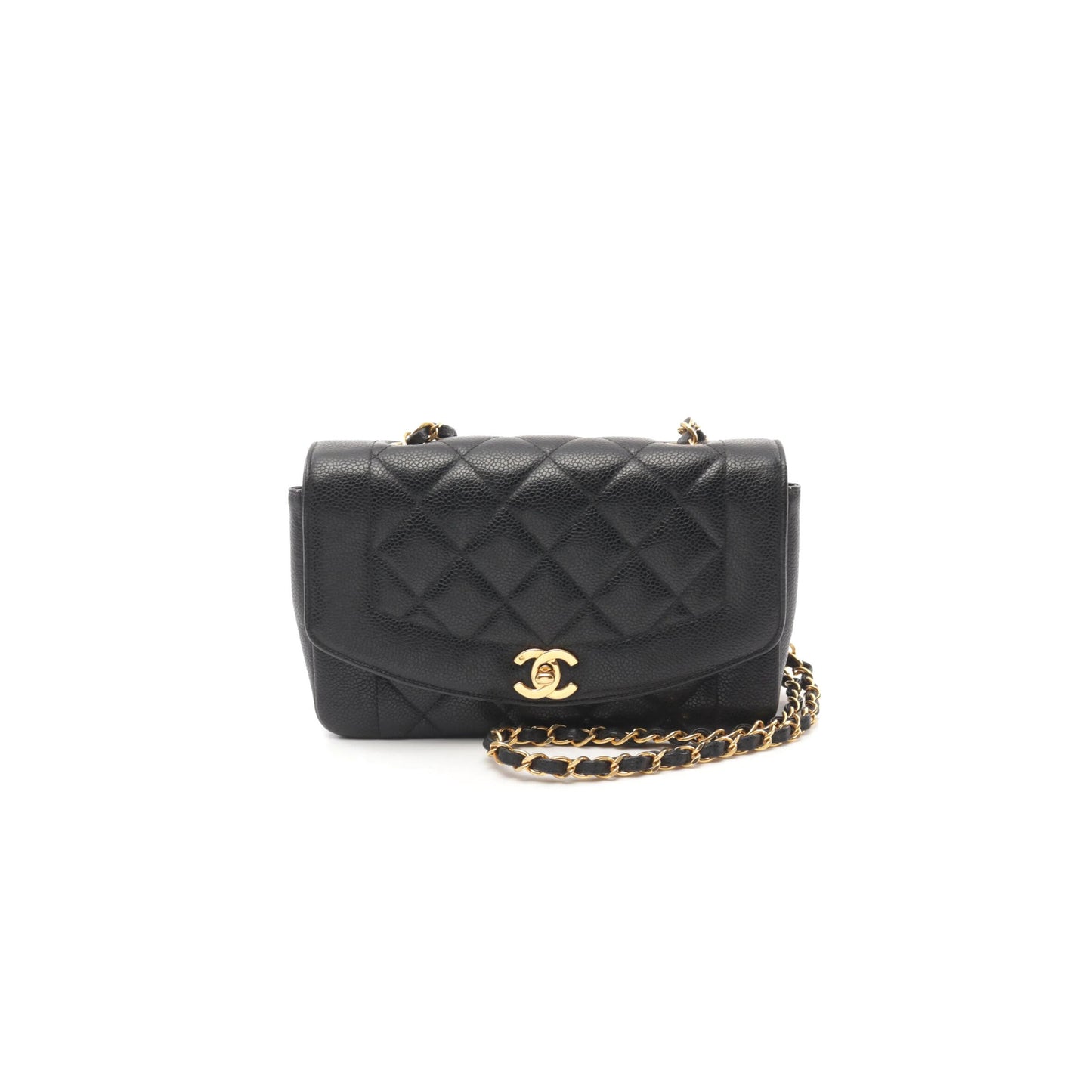 Ch**el caviar small diana flap bag 210121 (22*14*7cm)