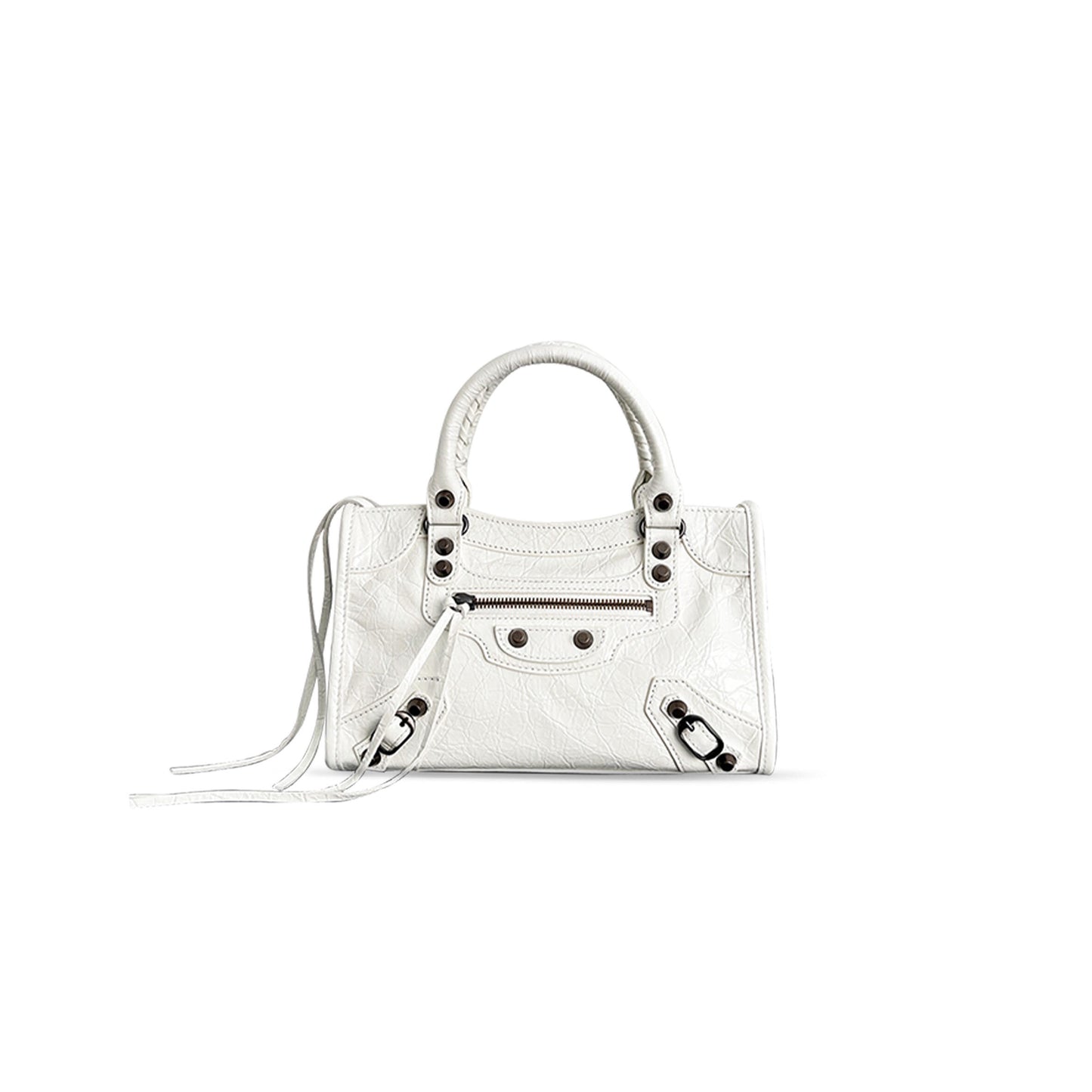 Ba1en*iaga women''s le city bag mini in white 8063952abea1000 (23.8*16*6.3cm)