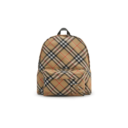 Bv*b*rry plaid backpack 80913121 (41*35*14cm)