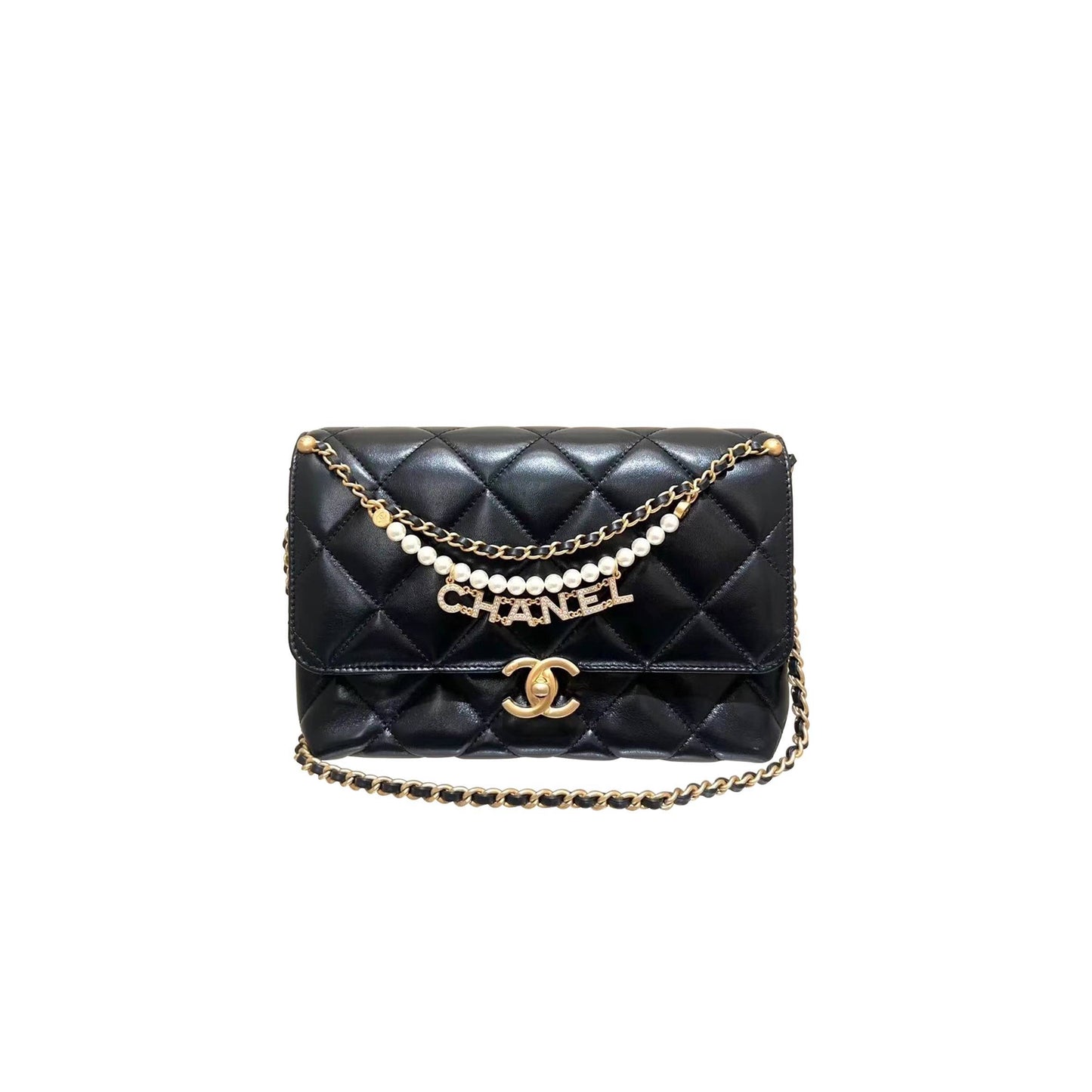 Ch*el 24a pearl square fatty as5011 (23*8.5*15cm)