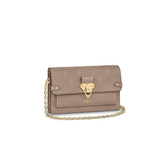 l0*is V*t0n platine monogram empreinte vavin chain wallet silver hardware m69423 (19*12*4cm)