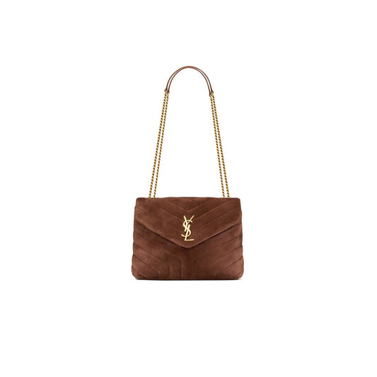 Y*L loulou small chain bag in suede 494699320025 (23*17*9cm)