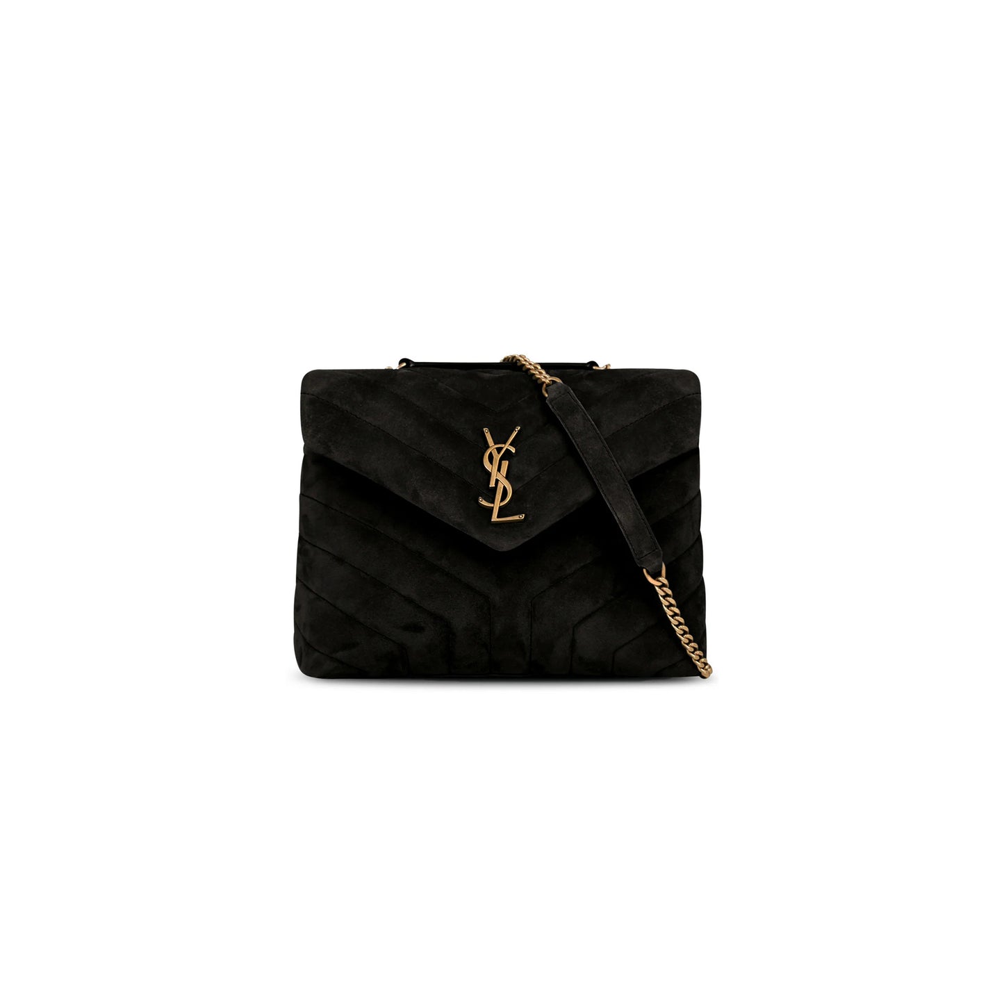 Y*L loulou medium chain bag in suede 487216142203 (32*22*11cm)