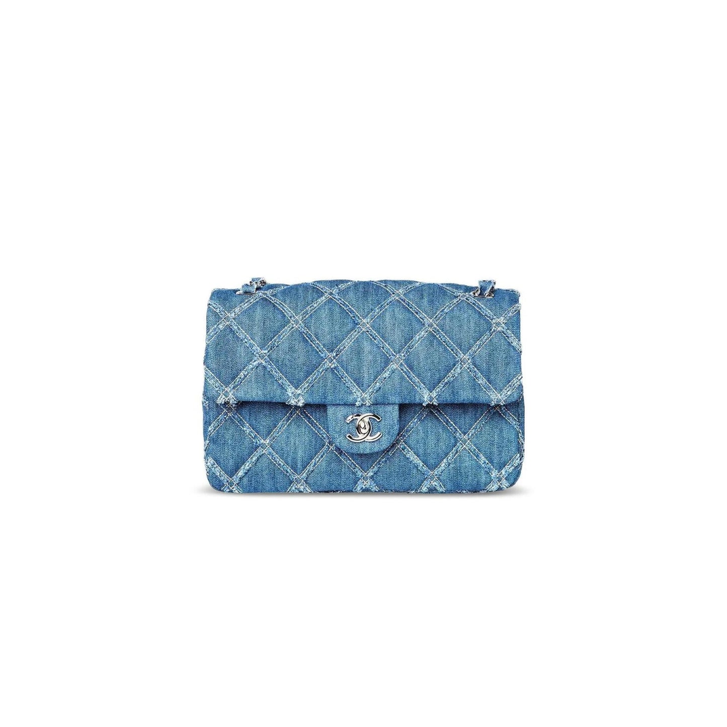 Ch**el denim classic flap bag as1559 (25*16*9cm)
