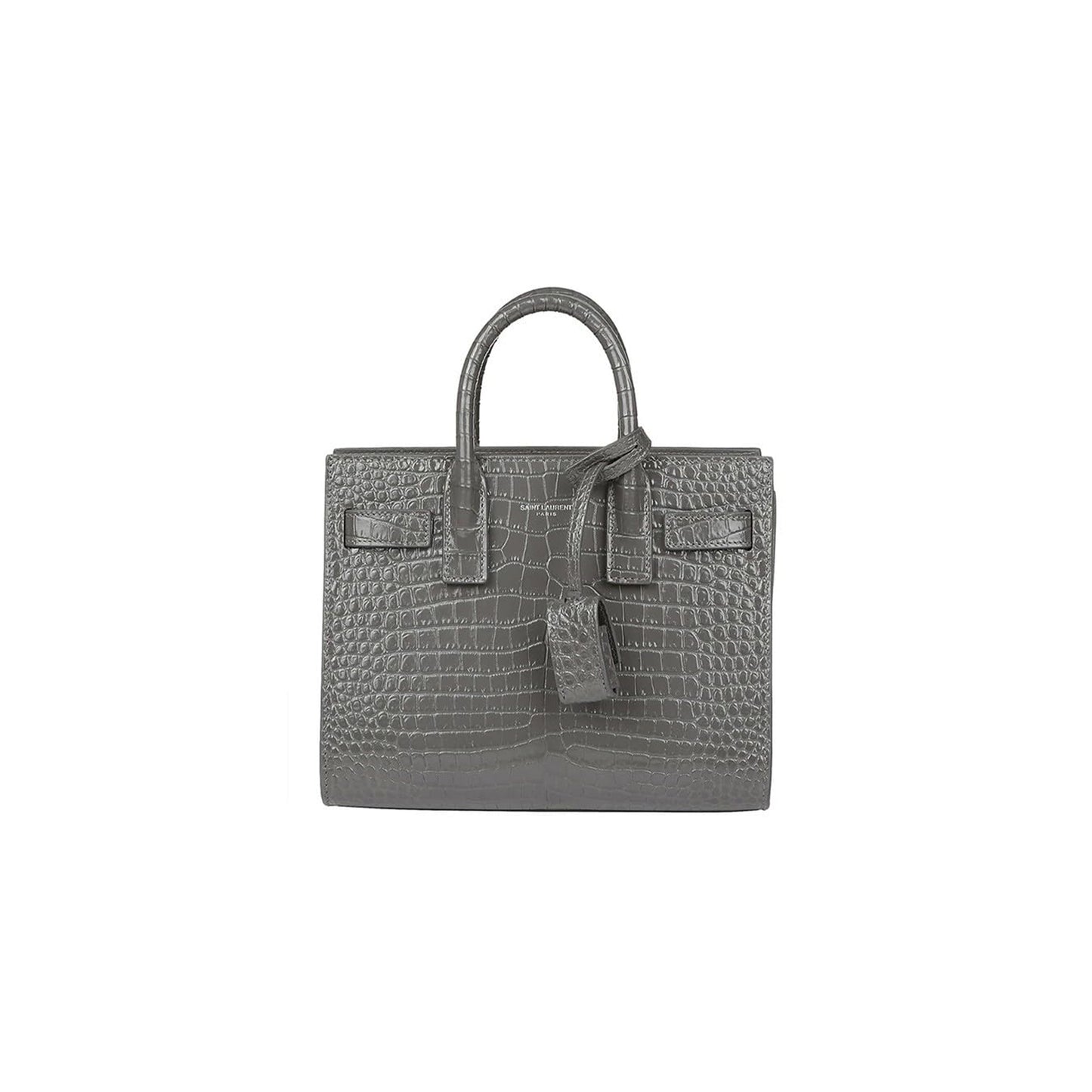 Y*L sac de jour embossed leather satchel grey 392035dnd1n112 (26*20.5*12.5cm)