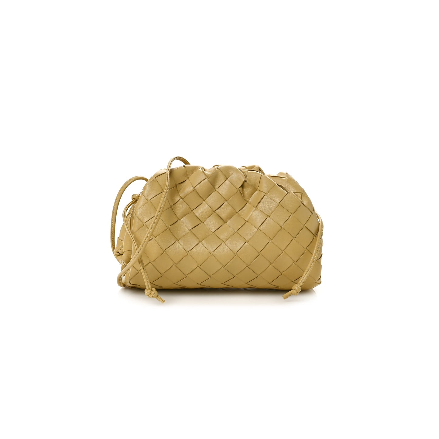 bo*te*ga Ve*ne*ta nappa intrecciato the mini pouch tapioca (22*13*6cm)