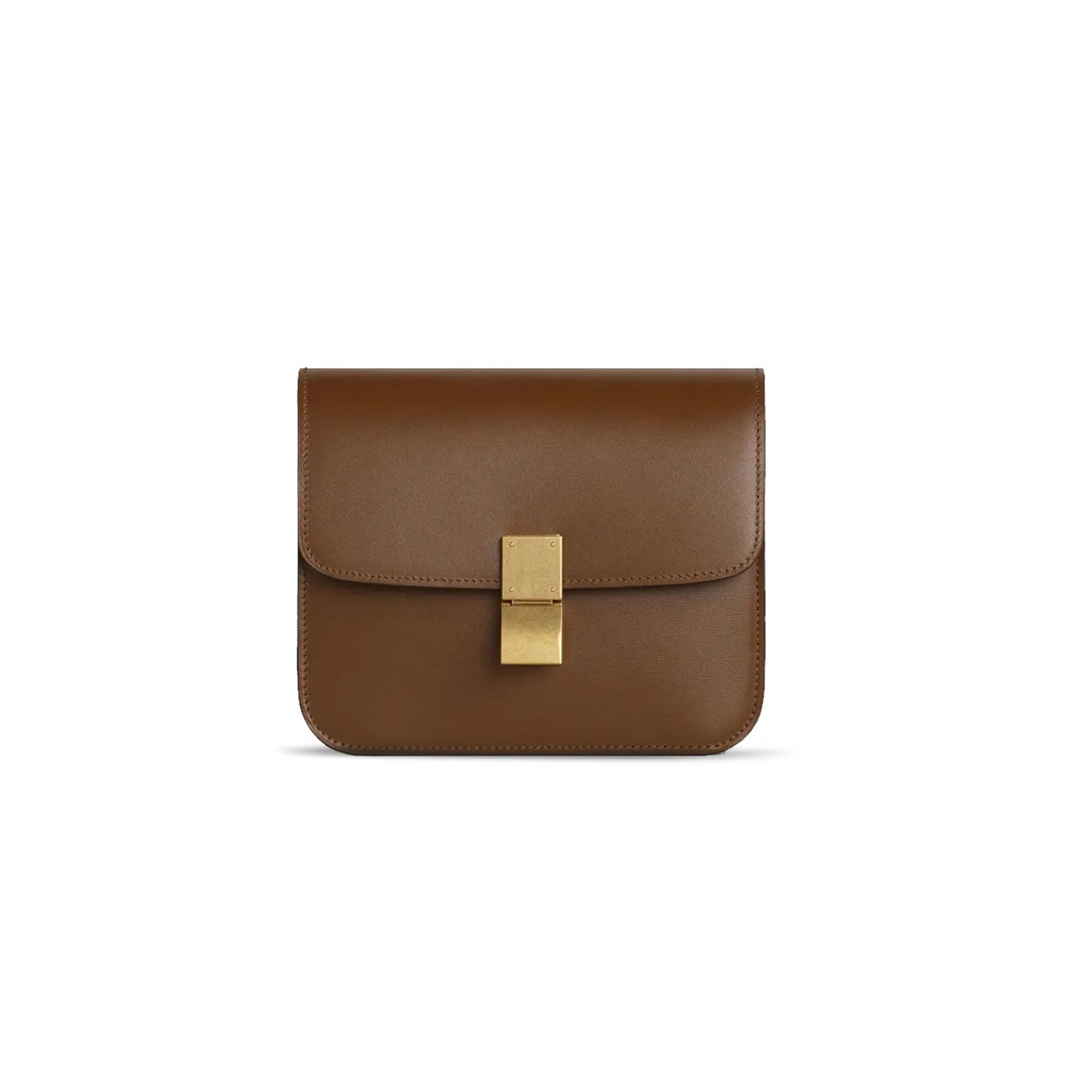 Ce**e shoulder bag in teen classic polishing calfskin 192523dls.04fg (18.5*15.5*6cm)