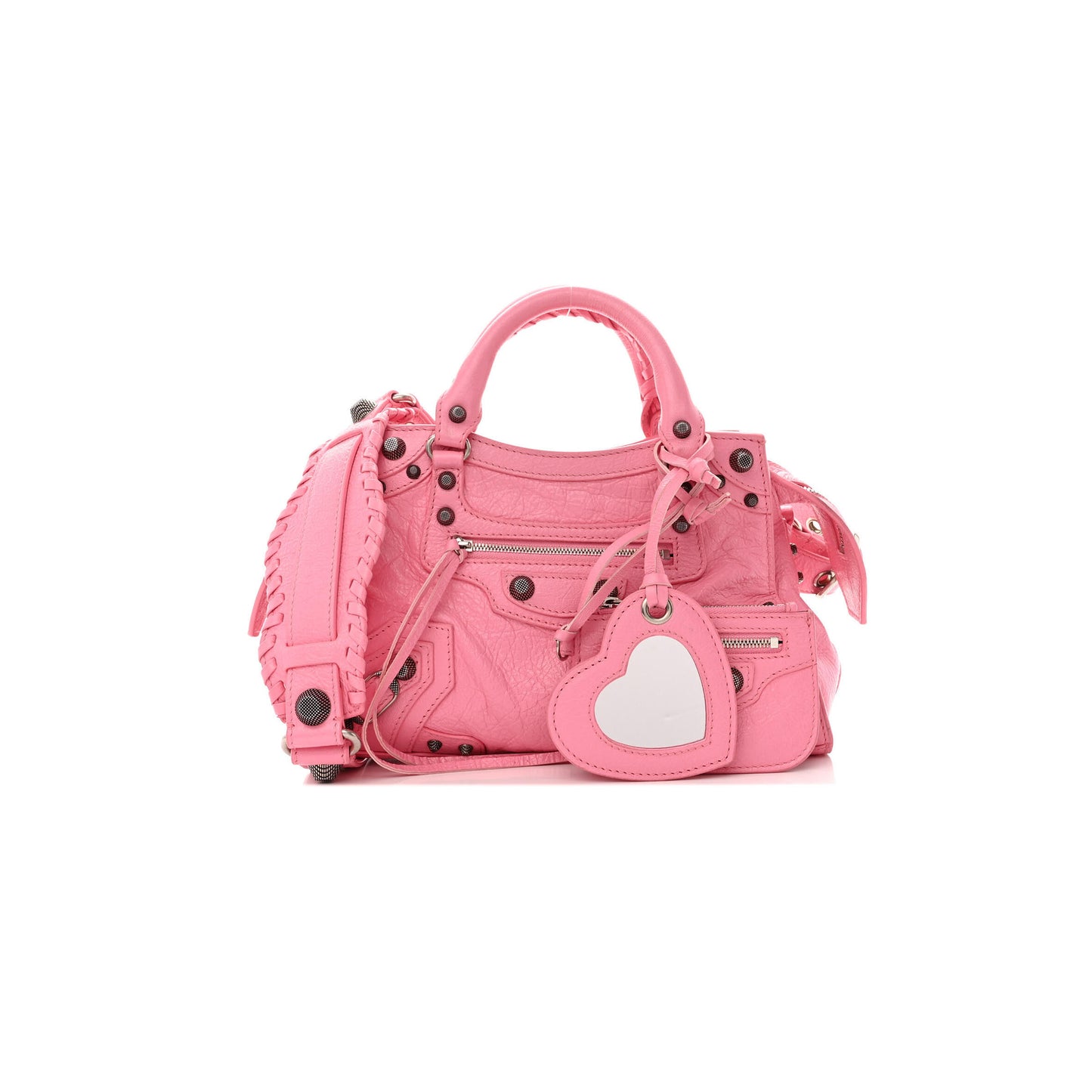 Ba1en*iaga small neo cagole city in pink 700940210d06904 (25.9*17.8*11.4cm)