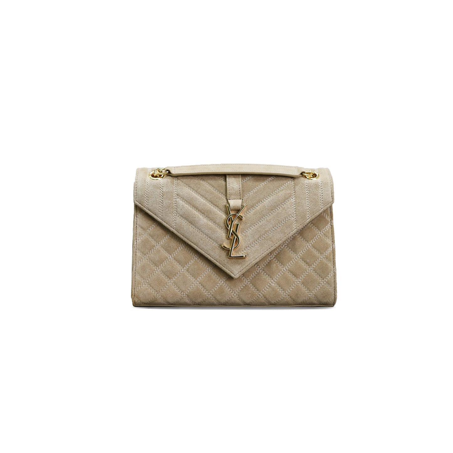 Y*L envelope medium chain bag in sude shoulder bag 487206322546 (24*17.5*6cm)