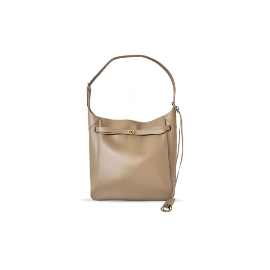 Ba1en*iaga women''s bel air hobo bag large in latte 8057582abav2000 (43.9*39.8*14.9cm)