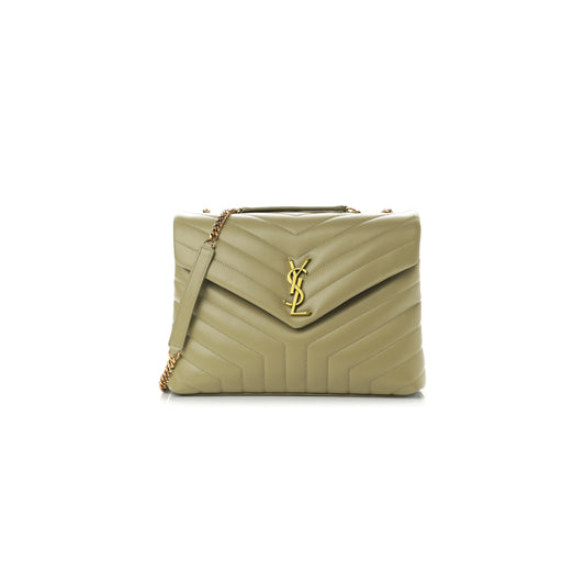 Y*L loulou medium chain bag in quilted leather 487216744152 (32*22*11cm)