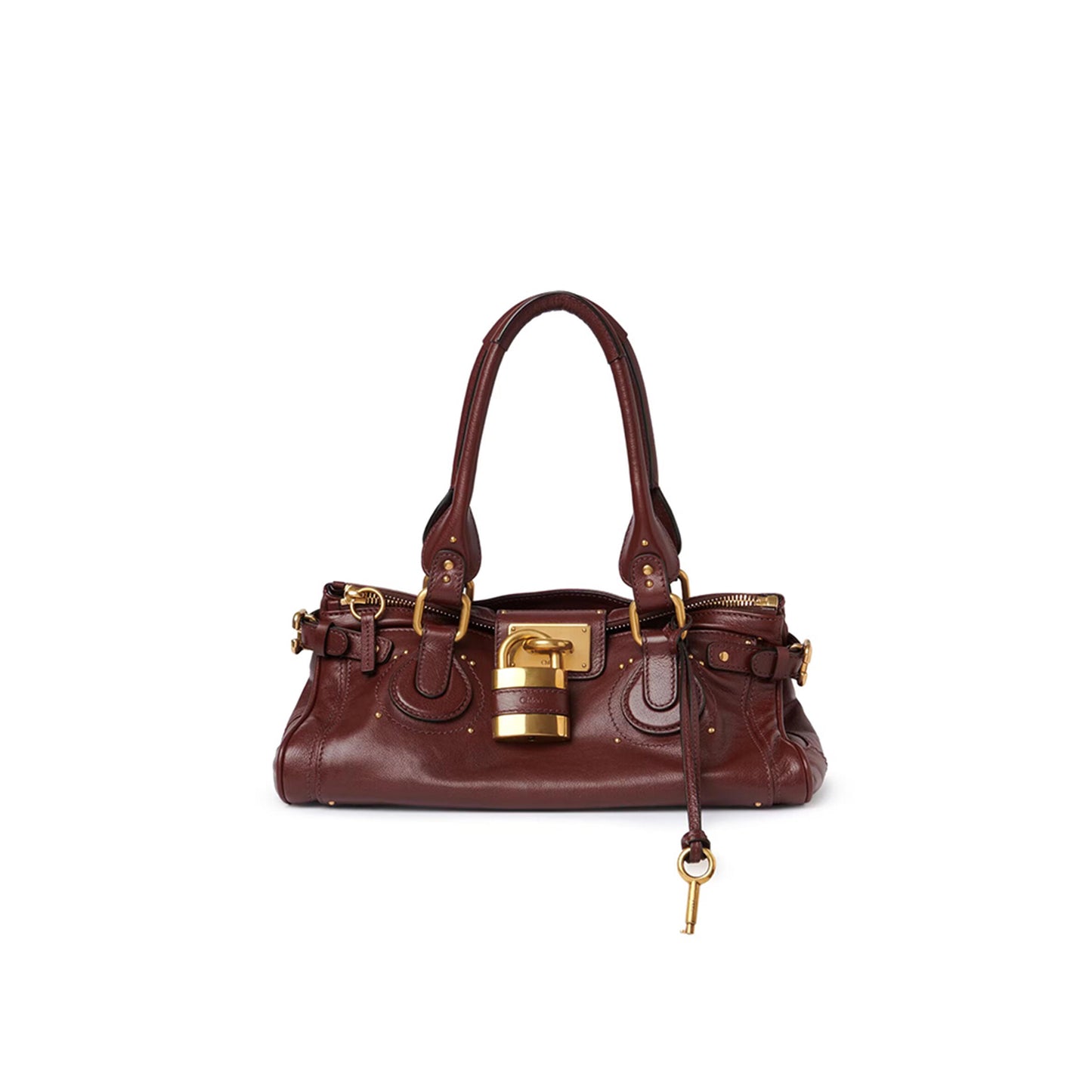 Ch10É paddington bag in grained leather ch25ws802p7527m (36*18*18cm)