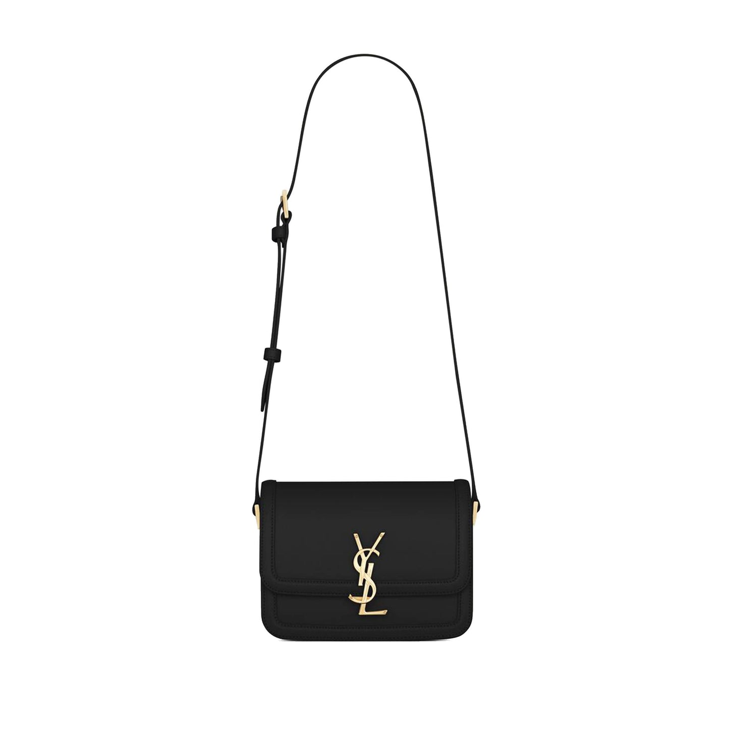 y*l solferino small satchel in box Sa**t Lau*nt leather 6343060sx0w1000 (19*13*5cm)