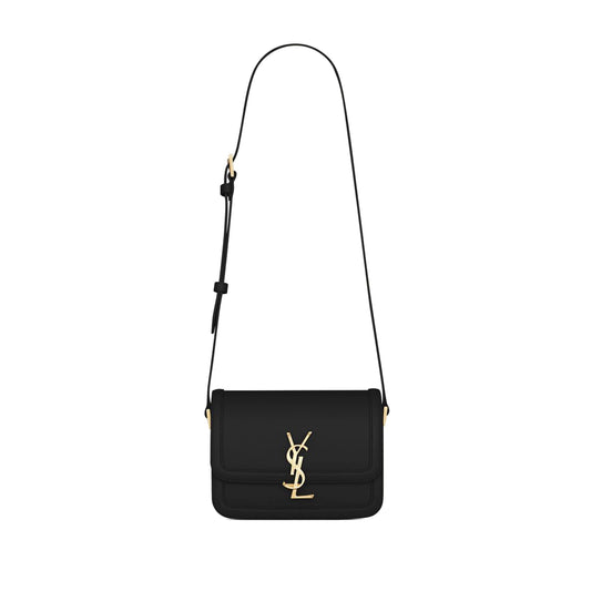 y*l solferino small satchel in box Sa**t Lau*nt leather 6343060sx0w1000 (19*13*5cm)