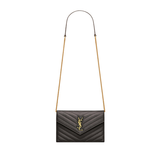 Y51 cassandre envelope chain wallet in lambskin 857605aaa441997 (19*12.5*3.5cm)