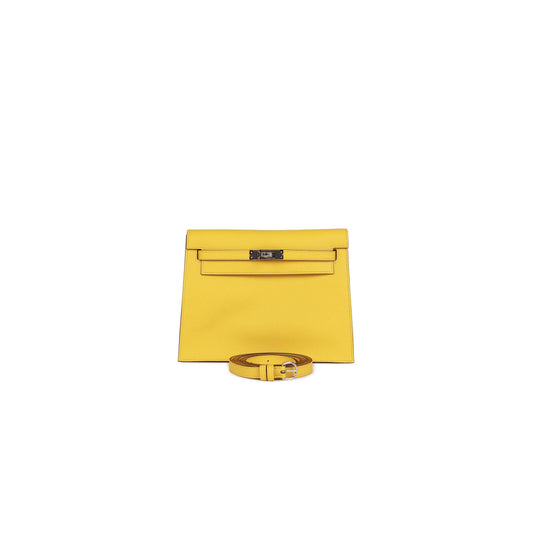 H**mes kelly danse lime evercolor palladium hardware (22*16*7cm)