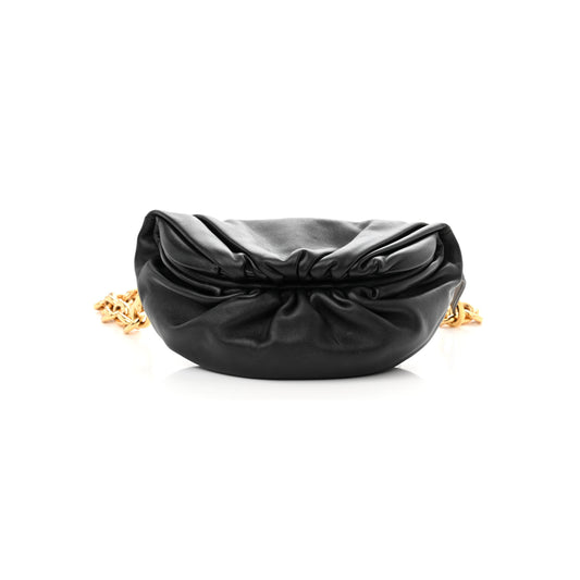 bo*te*ga Ve*ne*ta nappa the belt chain pouch black (23*15*5cm)