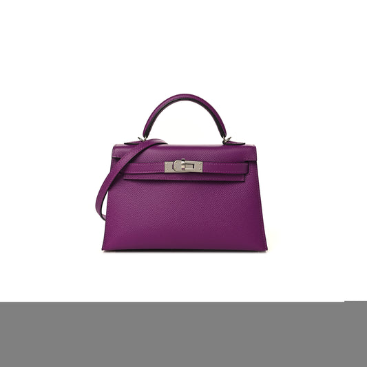 H**mes epsom mini kelly sellier 20 anemone (19*12*5.5cm)