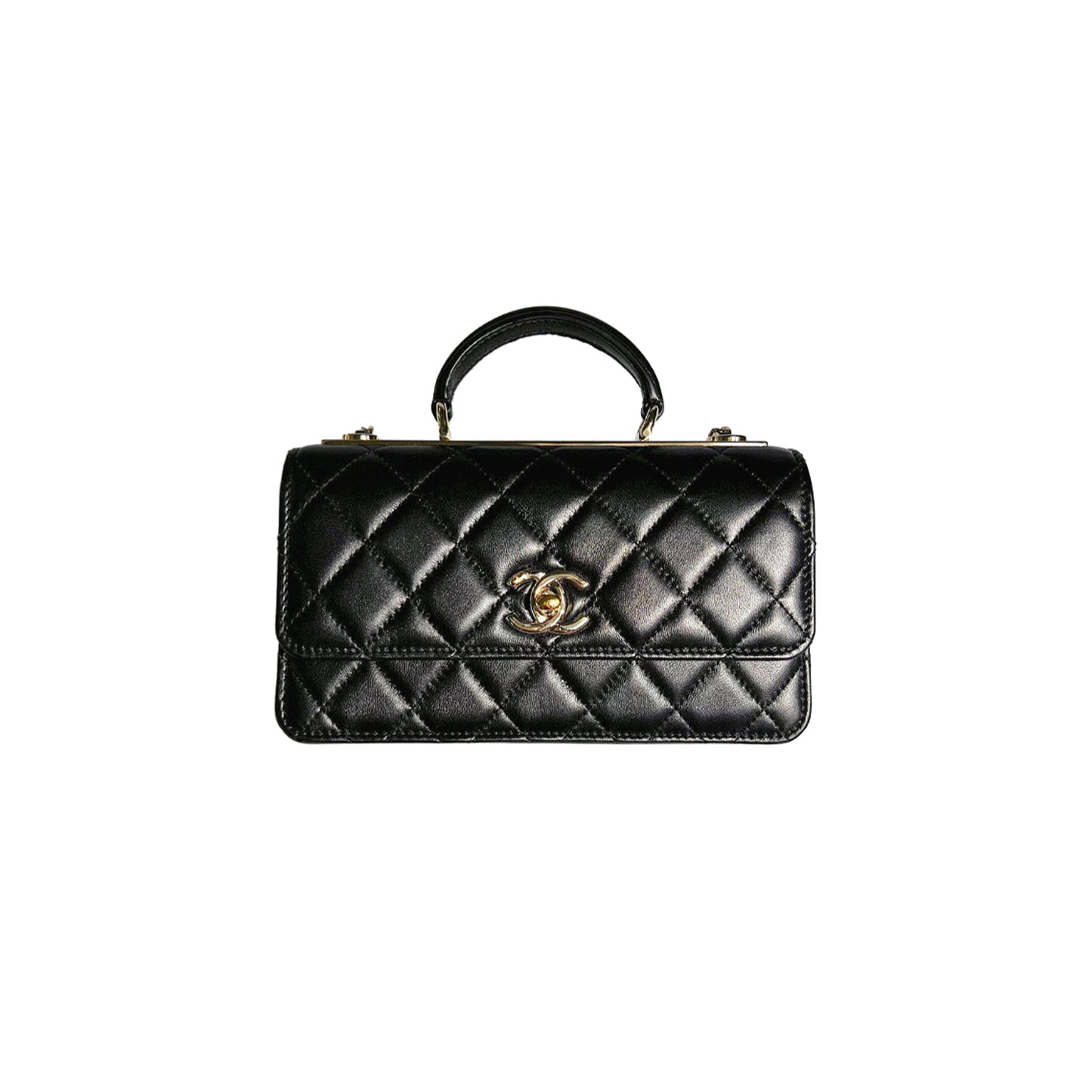 Ch*el master accordion chain bag (22*19*5.5cm)