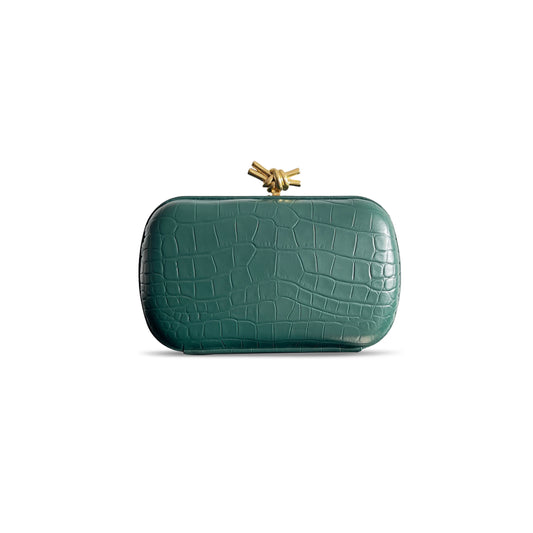 bo*te*ga Ve*ne*ta knot minaudiÈre clutch 717622v01e11415 (20.5*12.5*6cm)