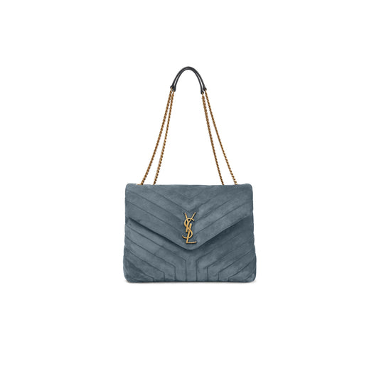 Y*L loulou medium chain bag in suede 487216452210 (32*22*11cm)