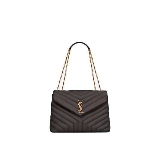 Y*L loulou medium chain bag in quilted leather 574946dv7271112 (32*22*12cm)