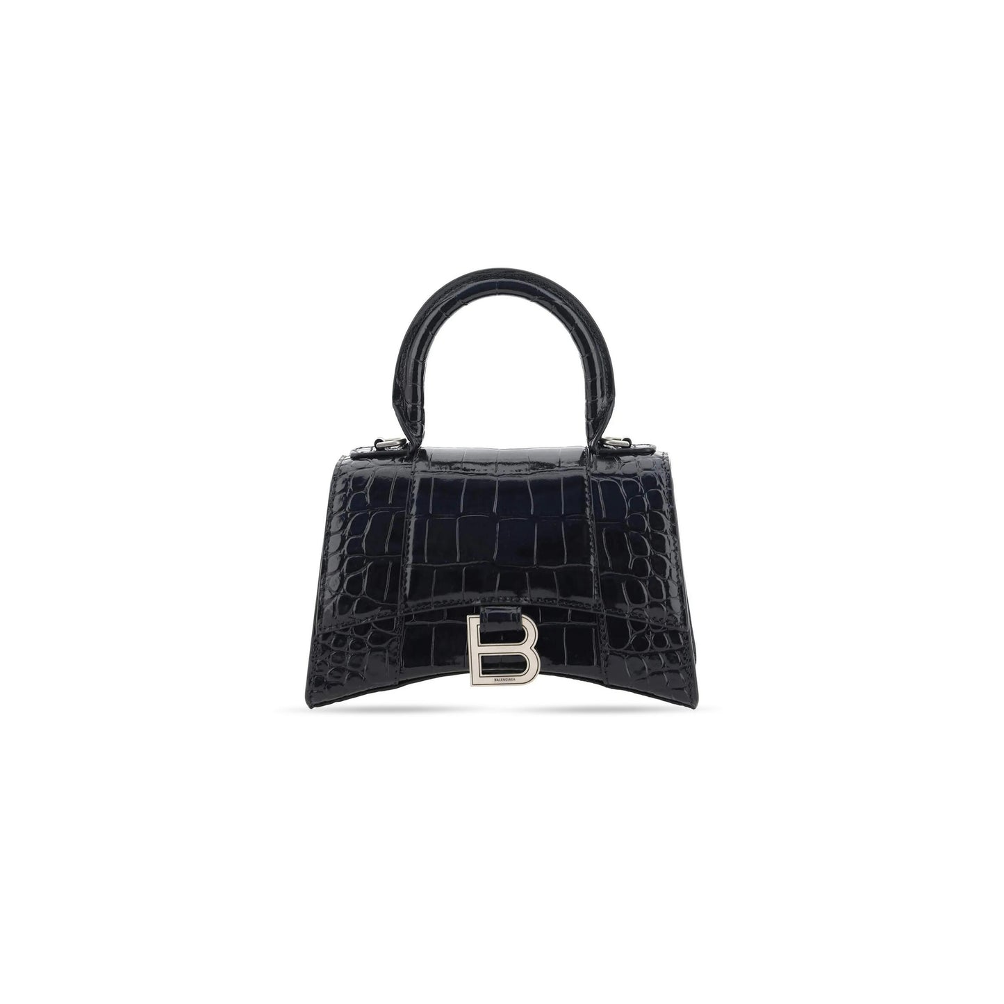 Ba1en*iaga women''s hourglass handbag xs in black 5928331lr6y1000 (18.8*13*7.9cm)